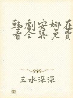 韩剧安娜在线观看全集免费