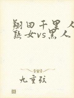 翔田千里 人妻熟女vs黑人封面