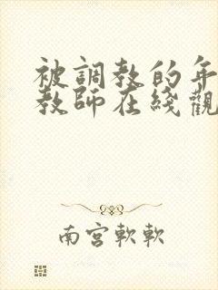 被调教的年轻女教师在线观看封面