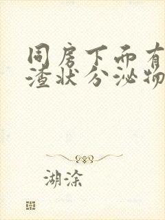 同房下面有豆腐渣状分泌物