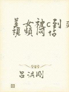 美女被c到爽哭视频网站