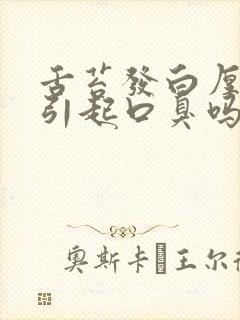 舌苔发白厚腻会引起口臭吗