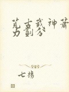 荒古武神萧云实力划分