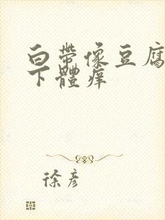 白带像豆腐渣,下体痒