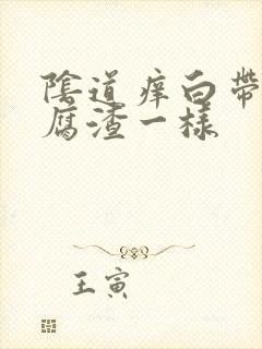 阴道痒白带像豆腐渣一样