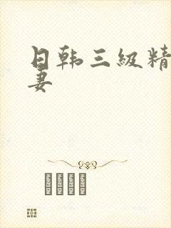 日韩三级精品人妻