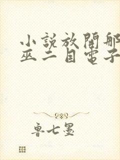 小说放开那个女巫二目电子书全集封面