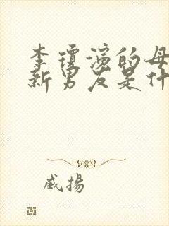 李琼演的母亲的新男友是什么剧