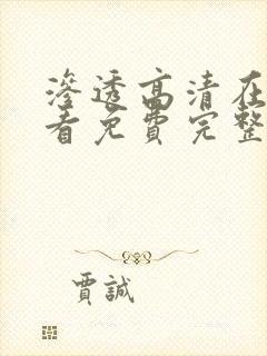 渗透高清在线观看免费完整版封面