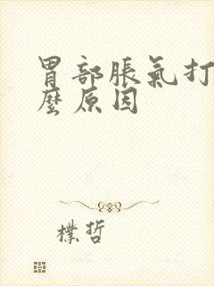 胃部胀气打嗝什么原因封面