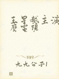 王星越主演过什么电视