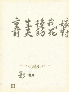 重生后我嫁给了前夫的死对头封面