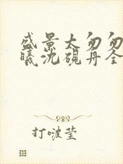 盛景太匆匆宁若曦沈砚舟全文小说