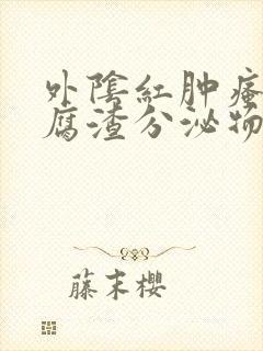 外阴红肿瘙痒豆腐渣分泌物