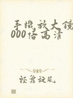 手机放大镜10000倍高清