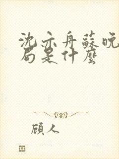 沈亦舟苏晚大结局是什么