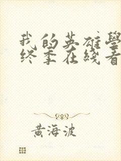 我的英雄学院最终季在线看