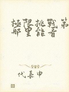 极限挑战第四季哪里能看