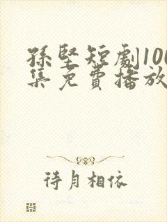 孙坚短剧100集免费播放封面