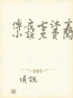 傅夜七沐寒声的小说免费阅读
