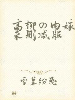 高柳の肉嫁动漫未删减版