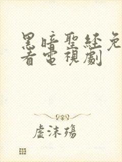 黑暗圣经免费观看电视剧封面