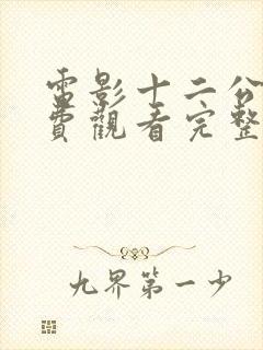 电影十二公民免费观看完整版