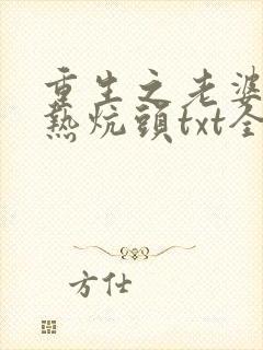 重生之老婆孩子热炕头txt全本下载