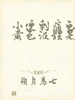 小便刺痛龟头流黄色液体是什么病