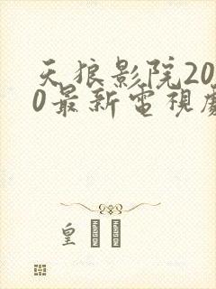 天狼影院2020最新电视剧在线观看影视