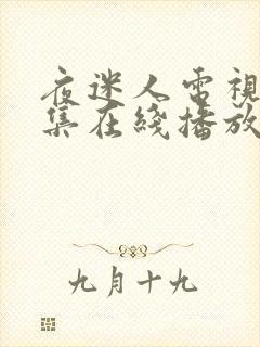 夜迷人电视剧全集在线播放免费观看封面