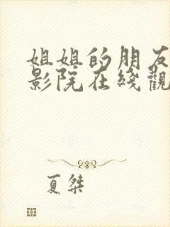 姐姐的朋友神马影院在线观看