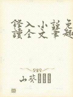 锋入小说免费阅读全文笔趣阁