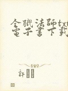 全职法师txt电子书下载封面