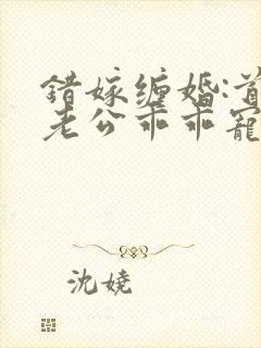 错嫁缠婚:首富老公乖乖宠我