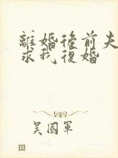 离婚后前夫哭着求我复婚