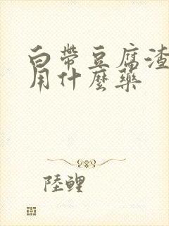 白带豆腐渣状是用什么药