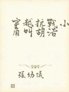 穿越抗战小说主角叫胡浩