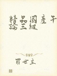 精品国产午夜理论三级