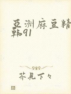 亚洲麻豆精品日韩91封面