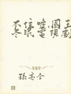 不住嘘,国王在冬眠电视剧免费