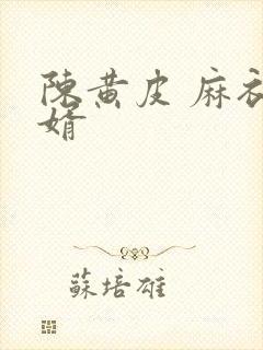 陈黄皮 麻衣神婿