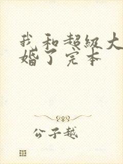 我和超级大佬隐婚了完本封面