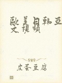 欧美日韩亚洲中文视频