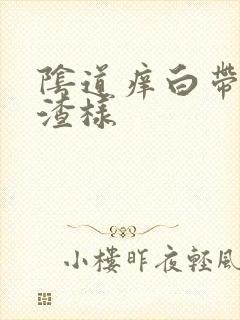 阴道痒白带豆腐渣样