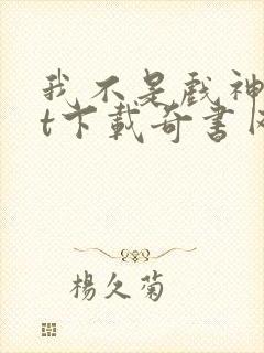 我不是戏神txt下载奇书网