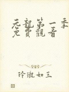 元龙第一季全集免费观看封面