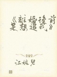 《离婚后前夫总是想追我》