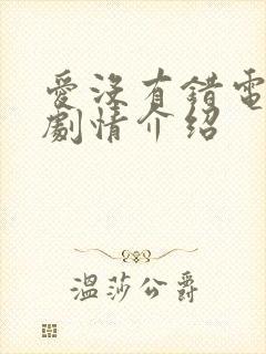 爱没有错电视剧剧情介绍