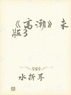 《高潮》未删减版3
